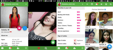 mobile app for Asian Kisses